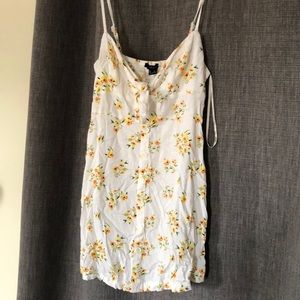 White flowered dress